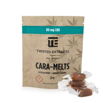 Twisted Extracts CBD Cara-melts (80mg CBD)