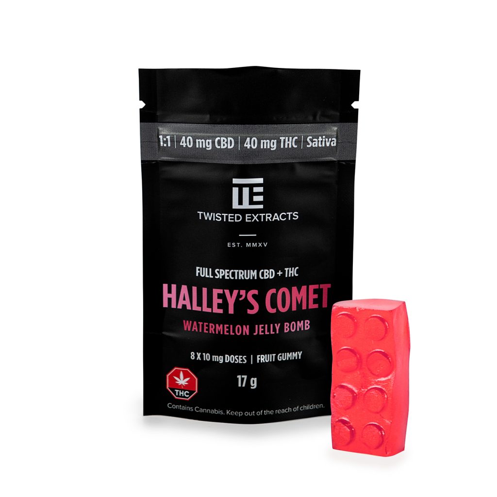 Halley's Comet Watermelon Jelly Bomb