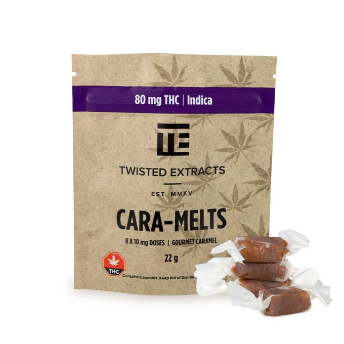 Twisted Extracts Indica Cara-Melts (80mg THC)