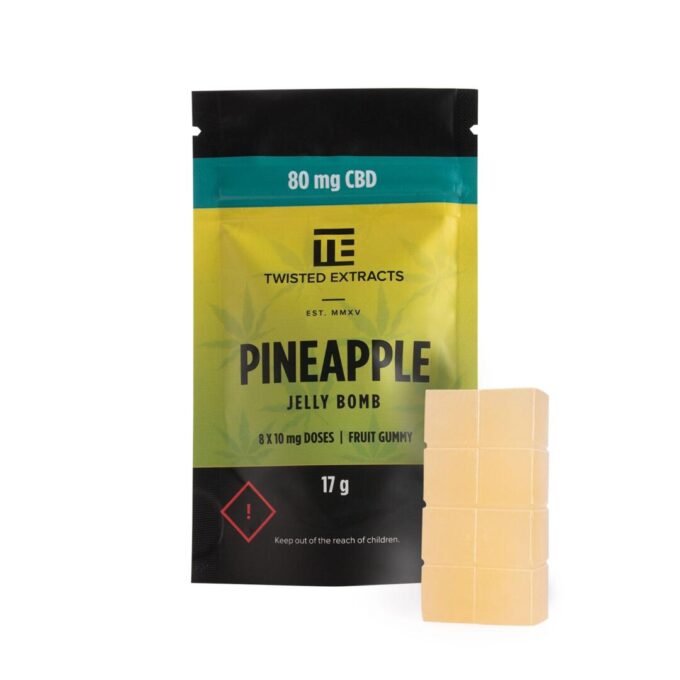 Twisted Extracts Pineapple CBD Jelly Bomb