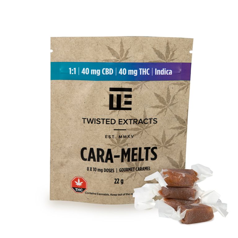 Twisted Extracts 1:1 Indica Cara-Melts