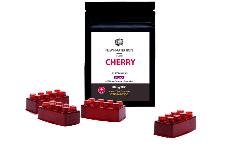 New Prohibition Cherry Indica Jelly Blocks