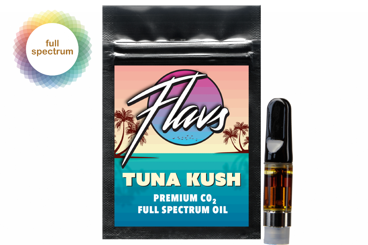 Flavs full spectrum tuna kush premium co2 vape cart Flavs full spectrum tuna kush premium co2 vape cart