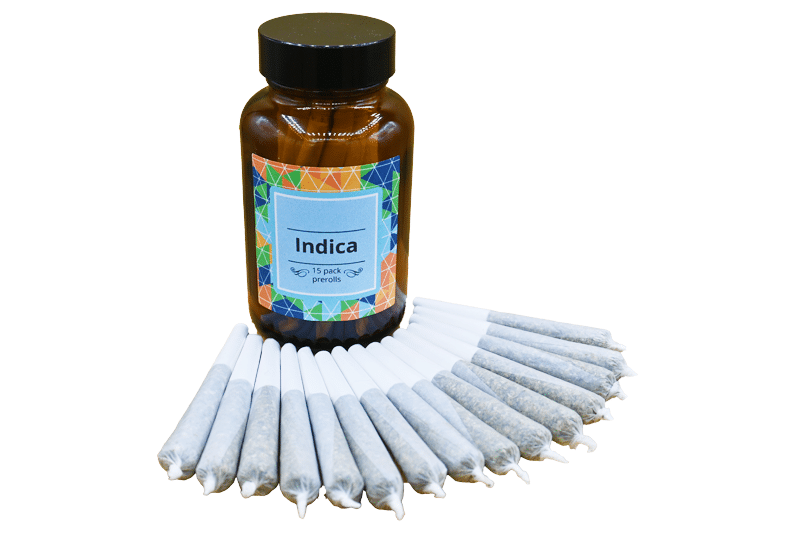 Indica prerolls 15 pack