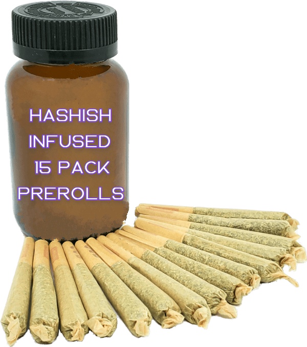 Hashish infused pre roll 15 packs