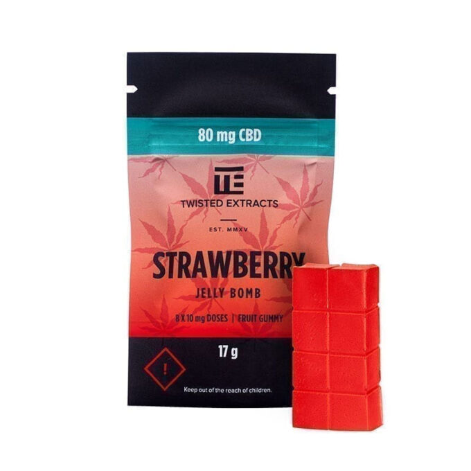 Twisted Extracts Strawberry CBD gummy