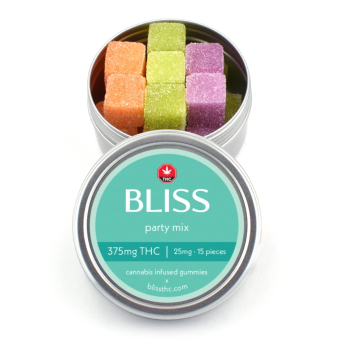 Bliss Party Mix 375mg THC Canada Wide Weed