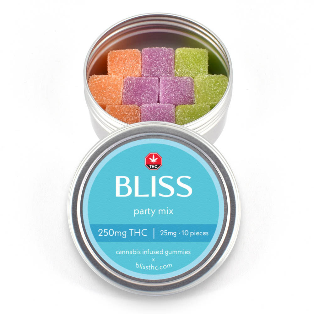 Bliss Party Mix 250mg for sale vancouver same day delivery canada wide weed