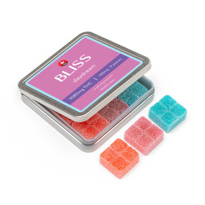 Bliss Daydream 1080mg THC gummies vancouver same day delivery canada wide weed