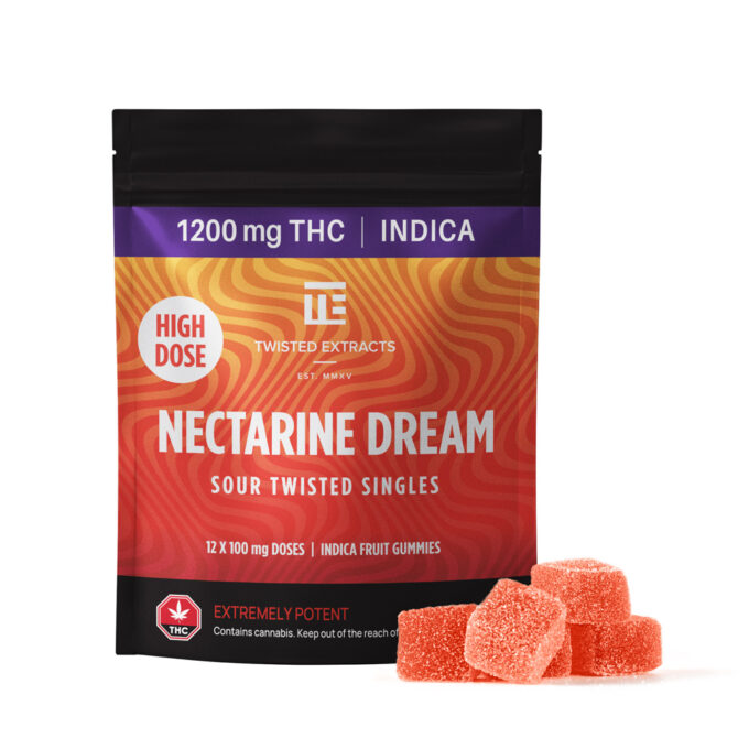 Twisted Extracts Nectarine High Dose Indica (1200mg THC)