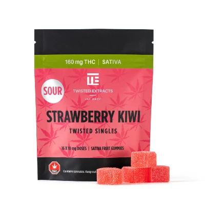 Twisted Extracts Strawberry Kiwi Sativa (160mg THC)