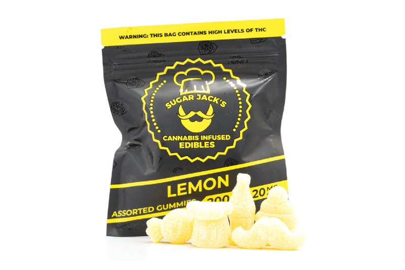 Sugar Jacks Lemon THC Gummies