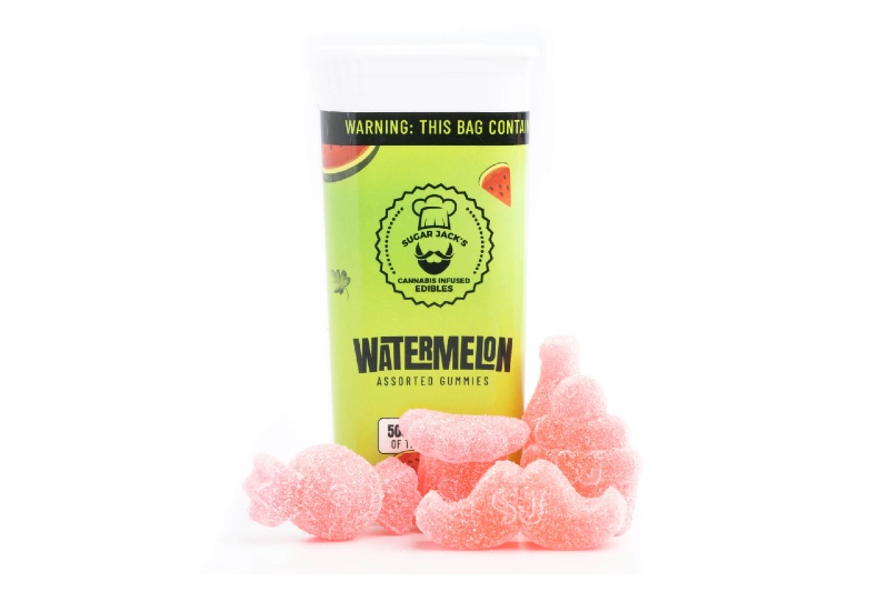Sugar Jacks Watermelon 500mg THC Gummies