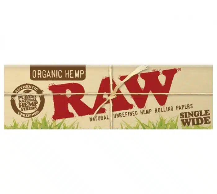 Raw Organic papers single wide size